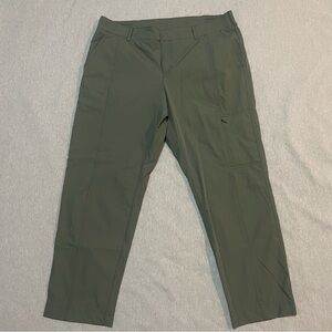 Kirkland Signature Green Travel Pants Size 10 Stretch Lightweight Ankle Hiking